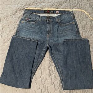 Ariat Men's Slim Straight FR Blue Jeans